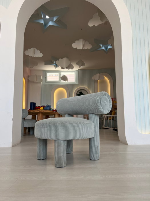 Atelier Del Sofa Dino - Silla Alada Azul Atelier Del Sofa Dino - Silla Alada Azul